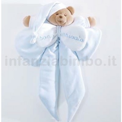 Offerte prezzi Fiocco nascita nanan puccio azzurro Fiocco nascita nanan puccio azzurro