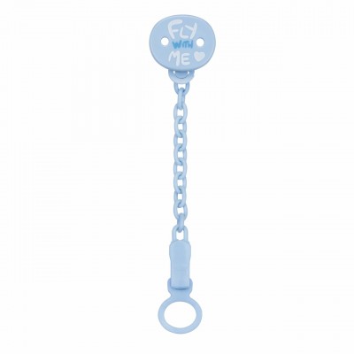 Clip Chicco Con Catenella All You Can Azzurro