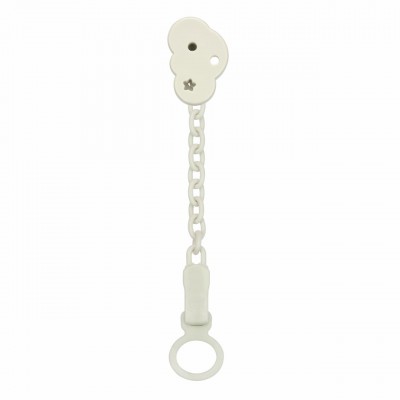 Clip Chicco Con Catenella All You Can Nuvola Grigio