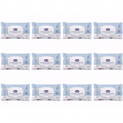 Kit Salviettine Detergenti Chicco 12 confezioni da 72 pz