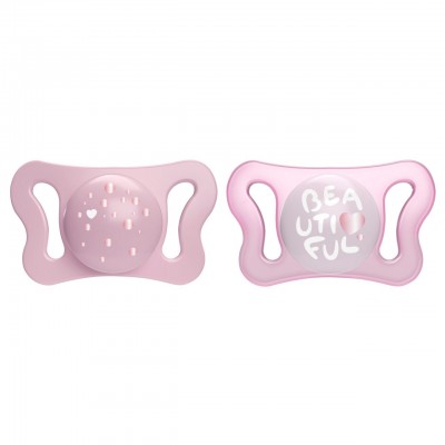Succhietto Chicco Physio Forma Micrò Rosa Silicone 2 pz 0-2 m
