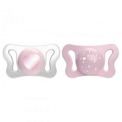 Succhietto Chicco Physio Forma Micrò Rosa Silicone 2 pz 0-2 m