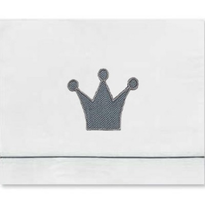 Set Lenzuolino Carrozzina Bimbi Dreams Corona Bianco