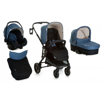Trio Hauck Atlantic Plus Melange Jeans/Caviar