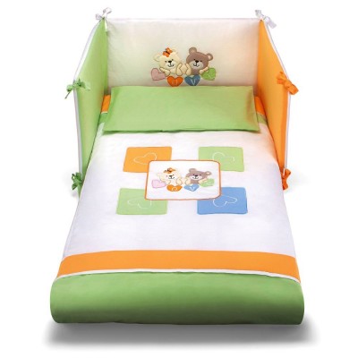 Completo Piumone Sfilabile Pali Love Colorato