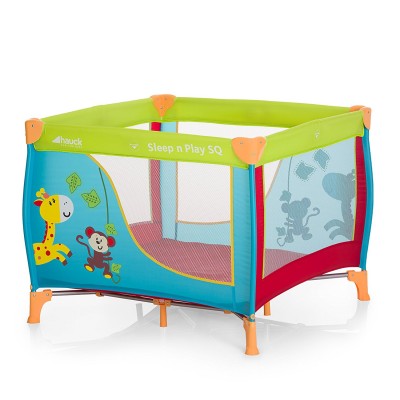 Lettino da Campeggio Hauck Sleep N Play SQ Jungle Fun