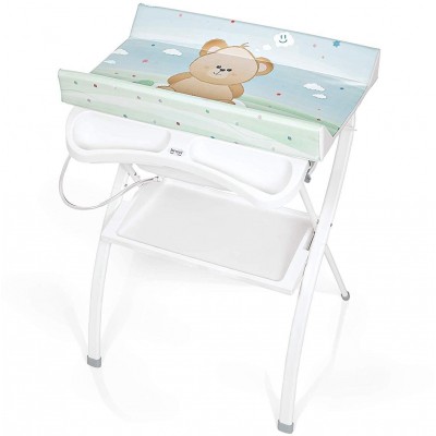 Bagnetto Fasciatoio Brevi Lindo Ergonomico Orso Azzurro