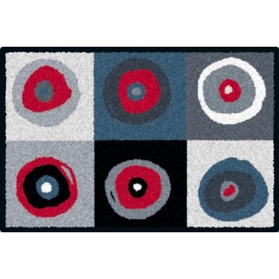 Tappeto Wash+Dry Sergej Grey 50 x 75 cm