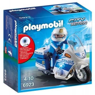 Moto della Polizia Playmobil City Action