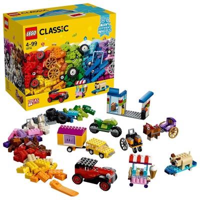Costruzioni Lego Classic Mattoncini Su Ruote