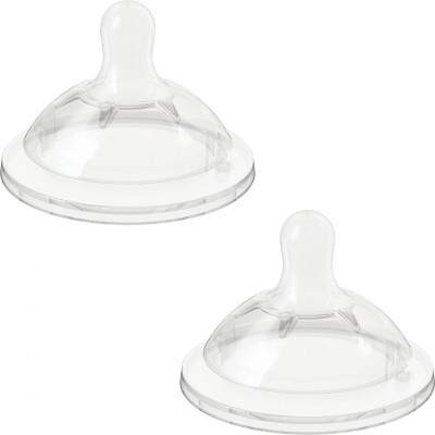 Set 2 Tettarella Chicco NaturalFeeling 4m+ Flusso Regolabile