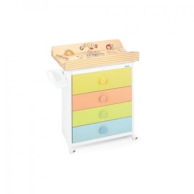 Cassettiera Fasciatoio Brevi Olimpia Multicolor
