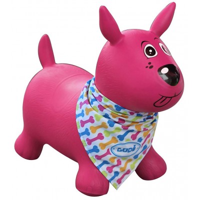 Cane Gonfiabile Ludi Mon Chien Sauteur Rosa1