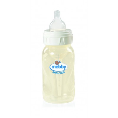 Biberon Anti-colica Mebby Step 1+2 Silicone 300 ml