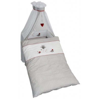 Set Tessile Roba per Lettino Adam & Eule 4pz