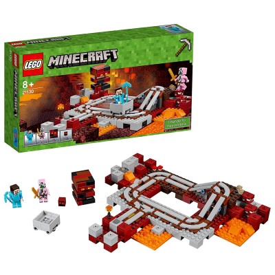 Costruzioni Lego Minecraft la Ferrovia del Nether