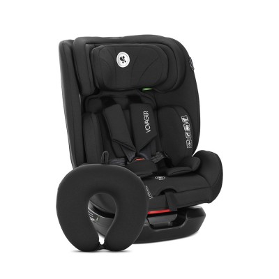 Lorelli Seggiolino Auto VOYAGER i-Size Nero 40-150 cm con Cuscino da Viaggio