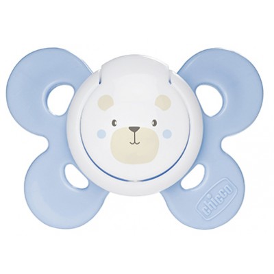 Succhietto Chicco Physio Comfort Silicone Celeste Bianco 0-6m 