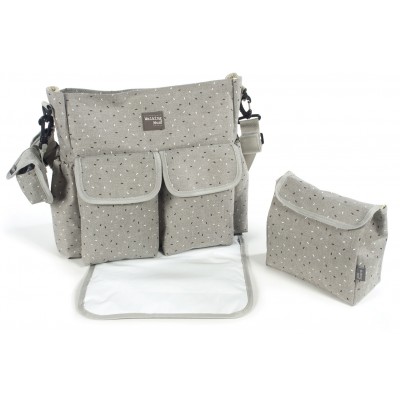 Borsa Fasciatoio Walking Mum Tic Tic Grigio