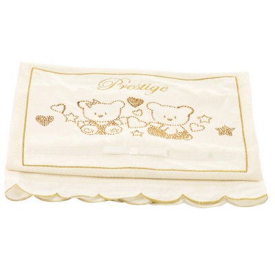 Coperta Trapuntata Culla Pali Prestige Oro Piquet /