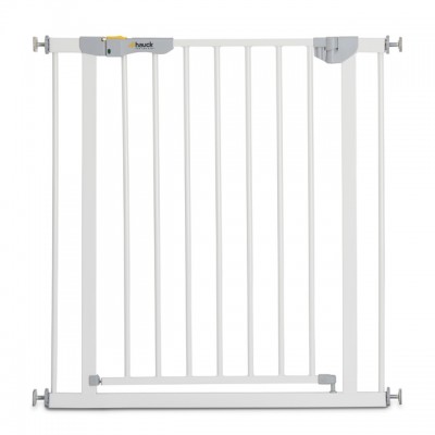 Cancelletto di Sicurezza Hauck Autoclose N Stop in Metallo Bianco da 75 a 80 cm