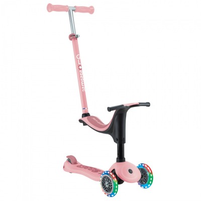 Monopattino Evolutivo Globber Go Up Sporty Lights Pastel Pink OUTLET