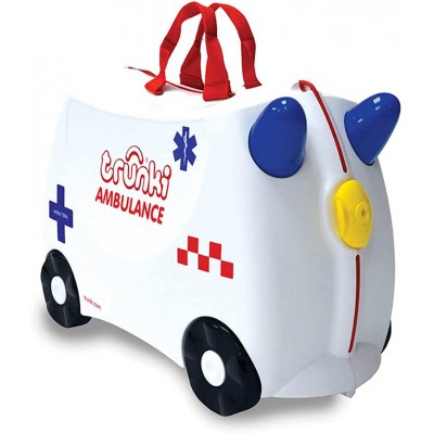 Valigia Cavalcabile Trunki Abbie Ambulance White