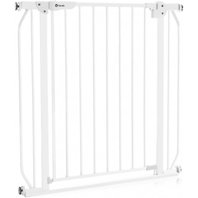 Lionelo Truus Slim White Cancelletto di Sicurezza-Larghezza Regolabile da 75 fino a 105 cm 