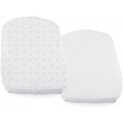 Set Lenzuola per Culla Chicco Baby Hug Bear 2pz
