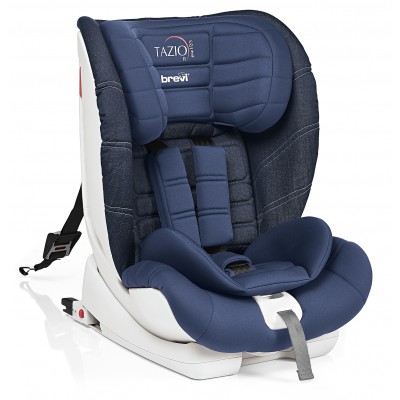 Seggiolino Auto Brevi Tazio Isofix TT Gruppo 1/2/3 Blue Jeans