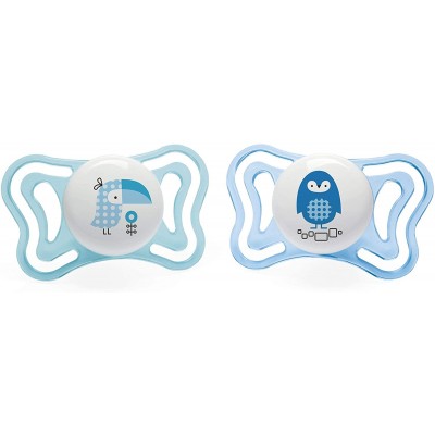 Succhietto Chicco Physio Forma Light Silicone Celeste Azzurro 2-6 m