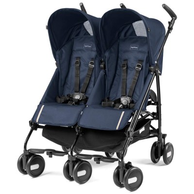 Passeggino Gemellare Peg Perego Pliko Mini Twin Navy
