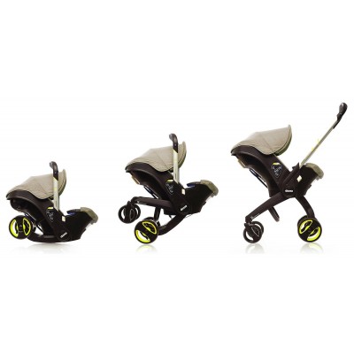 Seggiolino Auto Passeggino Doona 2 in 1 Gruppo 0+ Dune Beige
