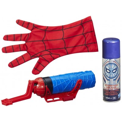 Guanto Hasbro Marvel Spiderman Spararagnatele 2 in 1 Acqua e Ragnatele