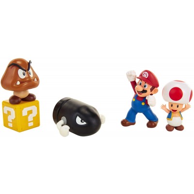 Set Personaggi Nintendo Super Mario 5pz