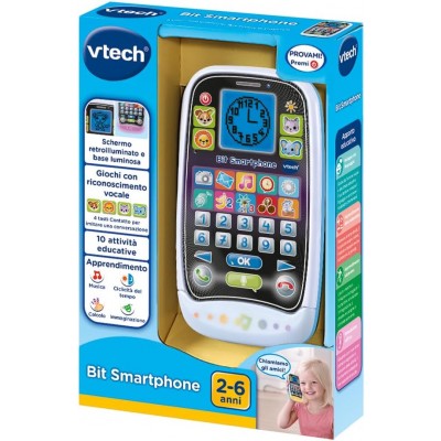 VTech Bit Smartphone, Telefono Educativo per Bambini 2-6 anni