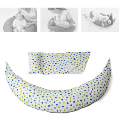 Cuscino Gravidanza e Allattamento Nuvita DreamWizard Big Dots 