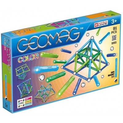 Costruzioni Magnetiche Geomag Color 91 pz