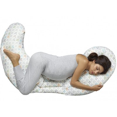 Cuscino Gravidanza Boppy Total Body 3 in 1 Silverleaf