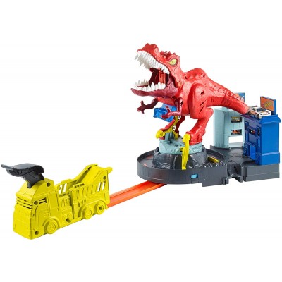 Pista Hot Wheels City T-Rex Rampage