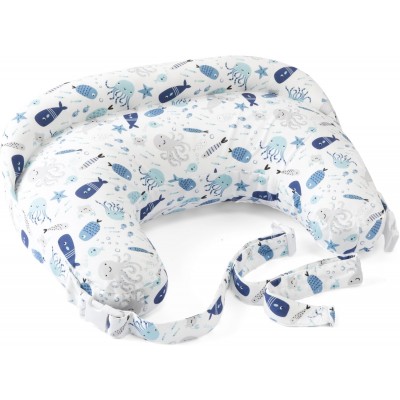 Chicco Boppy Cuscino Allattamento Deluxe Fish Fun