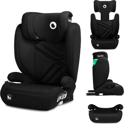 Lionelo Hugo I-size Seggiolino Auto ISOFIX 100-150 cm Black Carbon