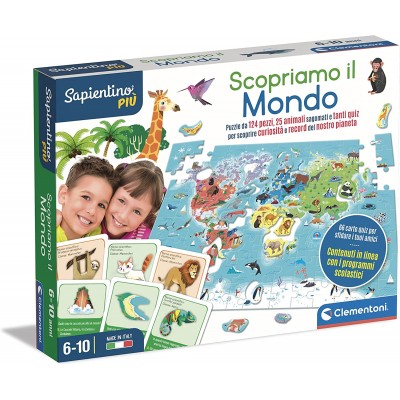 Clementoni Sapientino Più Scopriamo il Mondo