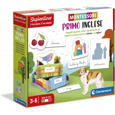 Gioco da Tavolo Educativo Clementoni Sapientino Montessori Primo Inglese