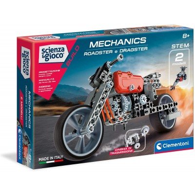 Set di Costruzioni Clementoni Mechanics Roadster e Dragster Set di Costruzioni Clementoni Mechanics Roadster e Dragster