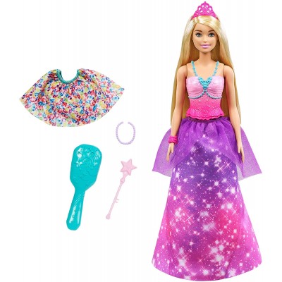 Bambola Barbie Dreamtopia 2in1 da Principessa a Sirena