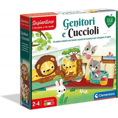 Gioco da Tavolo Educativo Clementoni Sapientino Genitori e Cuccioli