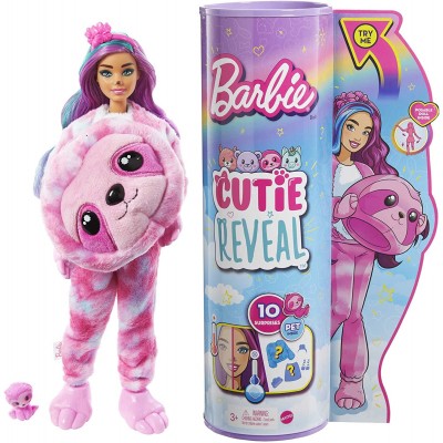 Bambola Barbie Cutie Reveal Bradipo