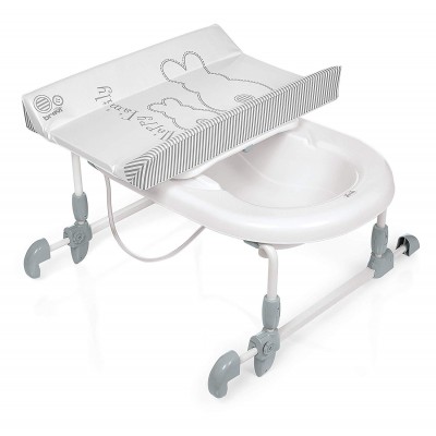 Bagnetto Fasciatoio Reversibile Brevi Bagnotime Coniglio Bianco 501