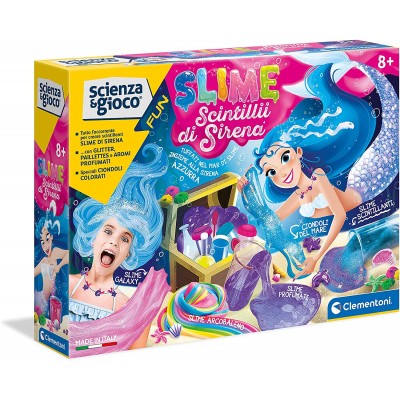Gioco Scientifico Clementoni Slime Scintillii di Sirena